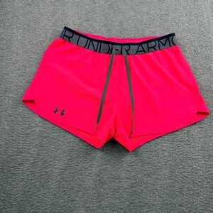 Under Armour Women's S Play Up Athletic Shorts Pink Running Gym 30JTJ33P01760